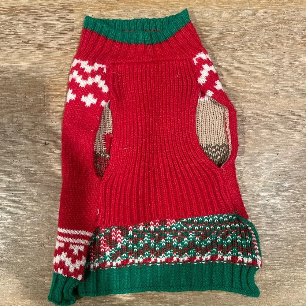 Dog Christmas sweater